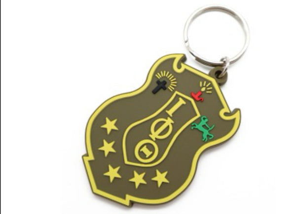Iota Phi Theta Shield PVC Keychain