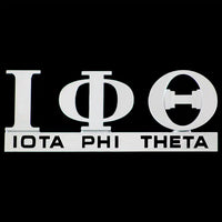 Iota letter car badge