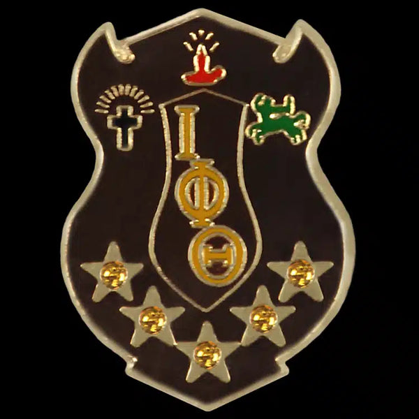Iota jewel shield pin