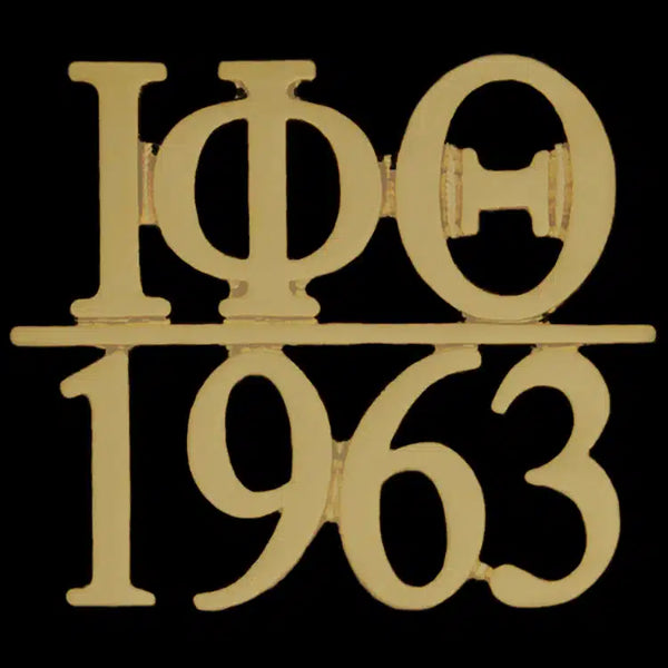 IPT/1963 Chapter Bar Lapel Pin In Gold – Black Greek Life, LLC