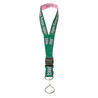 AKA® Woven Embroidered Lanyard