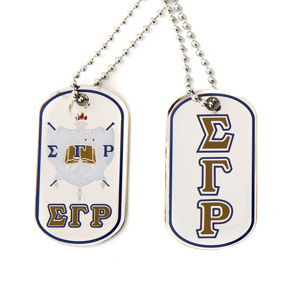 SGRho® Epoxy Dog-Tag Necklace