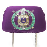 Omega Psi Phi Car Seat Headrest Cover