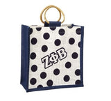 Zeta mini jute tote