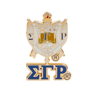 ΣΓΡ Pin shield w/ letter