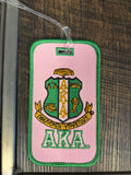 AKA Embroidered Luggage Tag