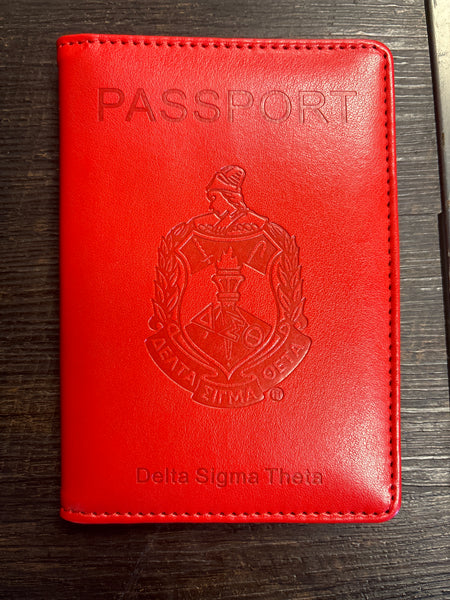 Delta Leather Passport Cover