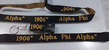 Alpha Phi Alpha Woven Embroidered Lanyard