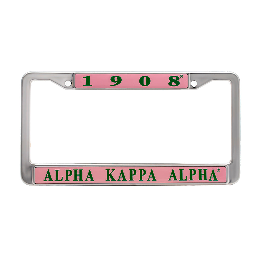 AKA® Metal License Frame – Black Greek Life, LLC AKA® Metal License Frame – Black Greek Life, LLC