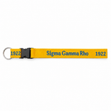 SGRho® Woven Embroidered Lanyard