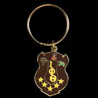 Iota shield keychain