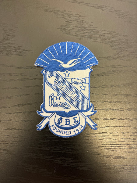 Phi Beta Sigma Shield Patch