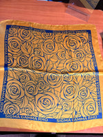 SGRho neck Silk Scarf