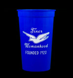 Zeta 22 OZ Plastic Stadium Cup