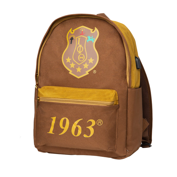 Iota Phi Theta® USB Port Backpack