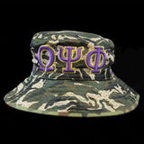 Omega Embroidered Bucket Hat