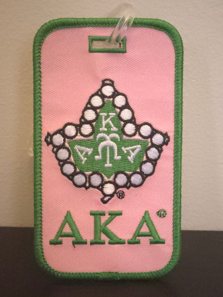 AKA Embroidered Luggage Tag
