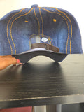 AKA denim rhinestone cap