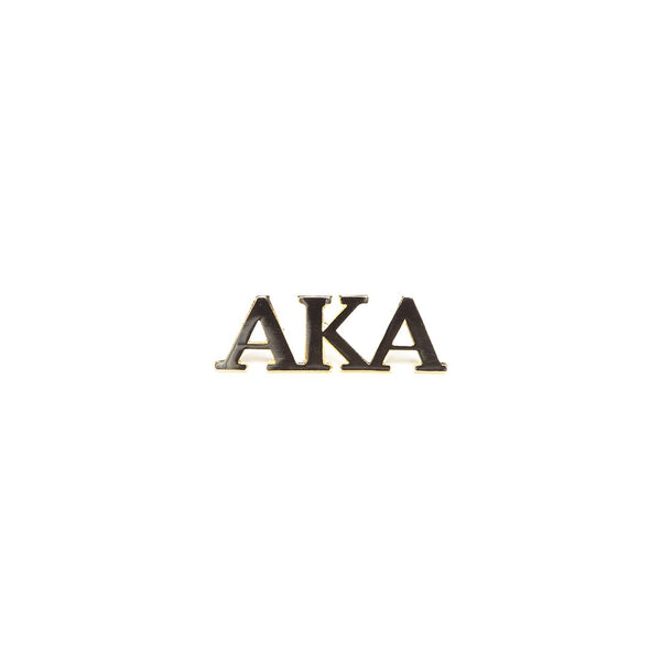 AKA® Gold Letter Pin