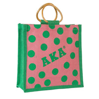 AKA® Mini Polka Dot Jute Bag