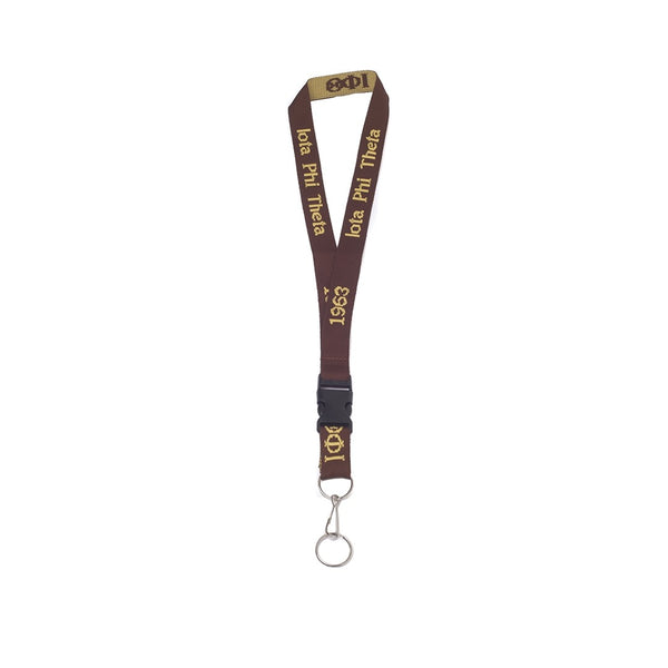 Iota Phi Theta® Woven Embroidered Lanyard