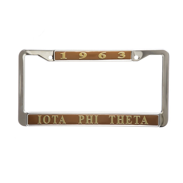 Metal License Frame - Iota Phi Theta