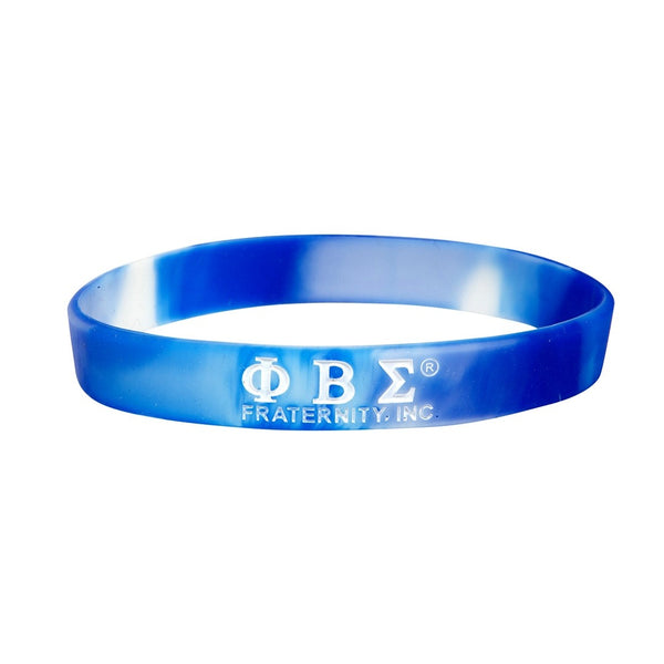 Phi Beta Sigma Silicone Wristband